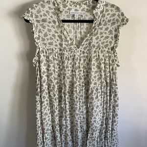 And Now This Feminine Dainty Floral Print Babydoll Style Dress
